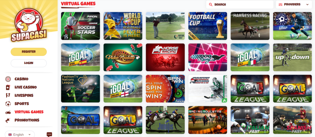 Supacasi Casino Virtual Sports